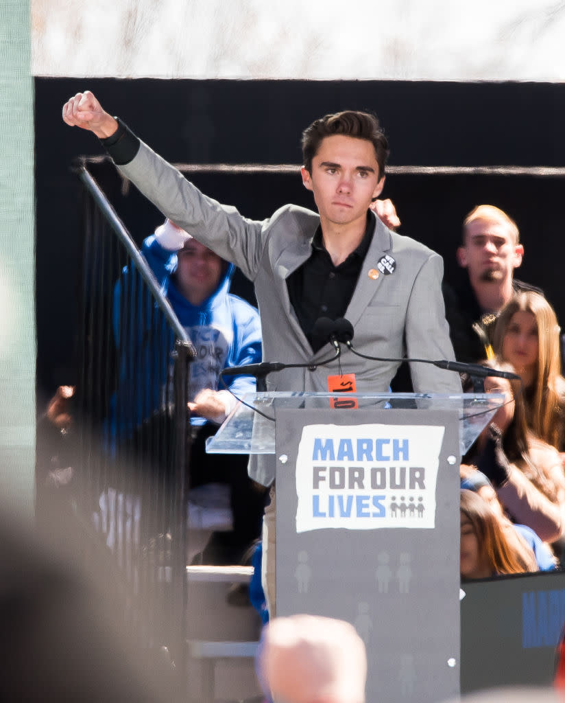 Student activist David Hogg. (Photo: Getty Images)