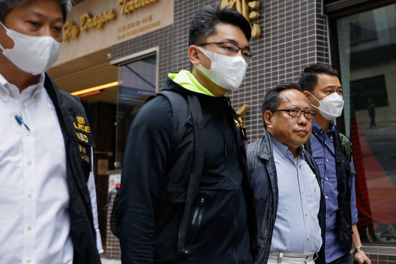 Former Vice-Chairman of the Hong Kong Alliance in Support of Patriotic Democratic Movements of China, Albert Ho arrested by police in Hong Kong