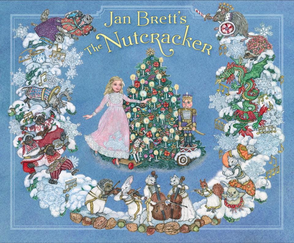 The cover of Jan Brett's latest picture book, "The Nutcracker."