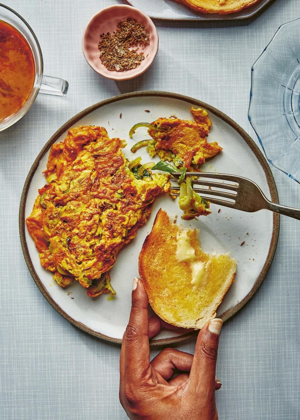 This omelette is a favourite breakfast dish in Sri Lanka and across the diaspora (Bloomsbury)