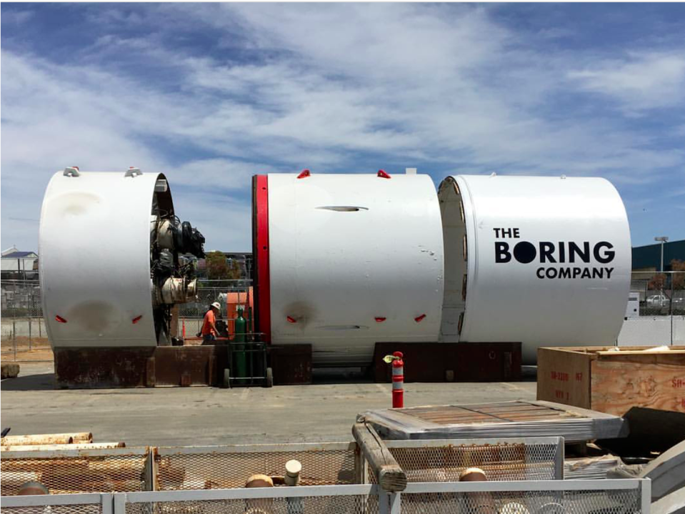 boring company screenshot