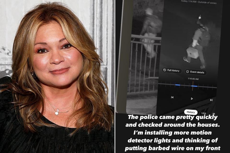 Valerie Bertinelli Catches Alleged Burglars on Security Footage After a ‘String of Robberies’ In Her Neighborhood