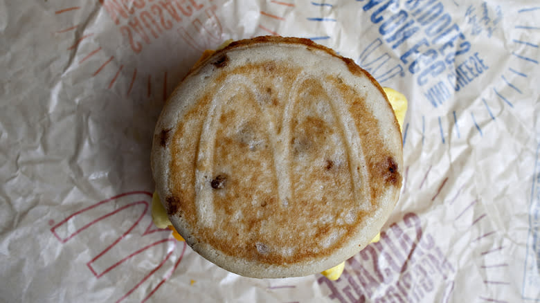 Birds eye view of McGriddle