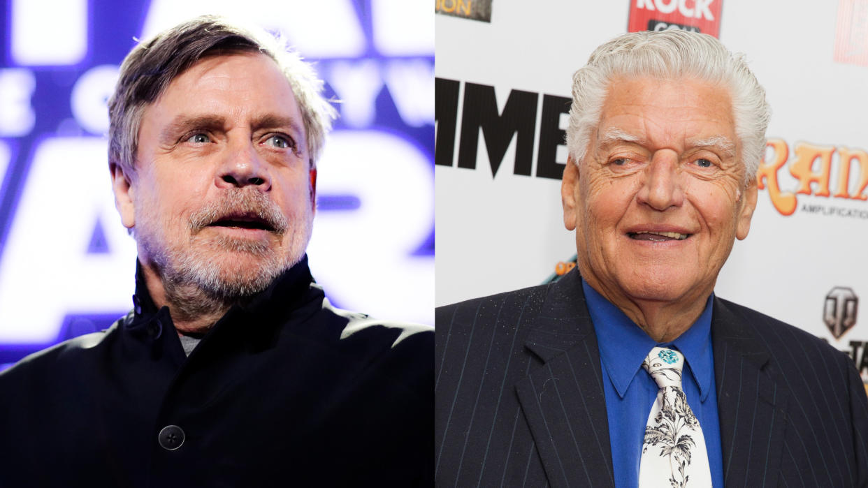 Mark Hamill has offered a heartfelt tribute to Darth Vader performer Dave Prowse. (Credit: Rich Fury/Jo Hale/Getty Images)