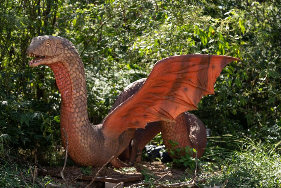 Amphiptere is one of the robotic dragons that will be on display at the Milwaukee County Zoo from Memorial Day weekend through Labor Day weekend.