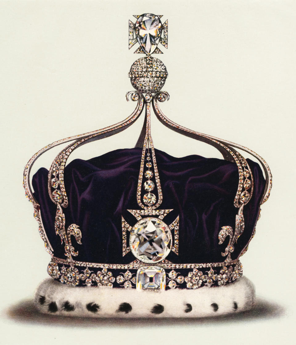 An illustration of Queen Mary's crown