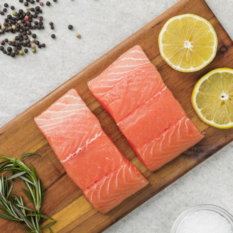 Faroe Island Salmon Filets Box