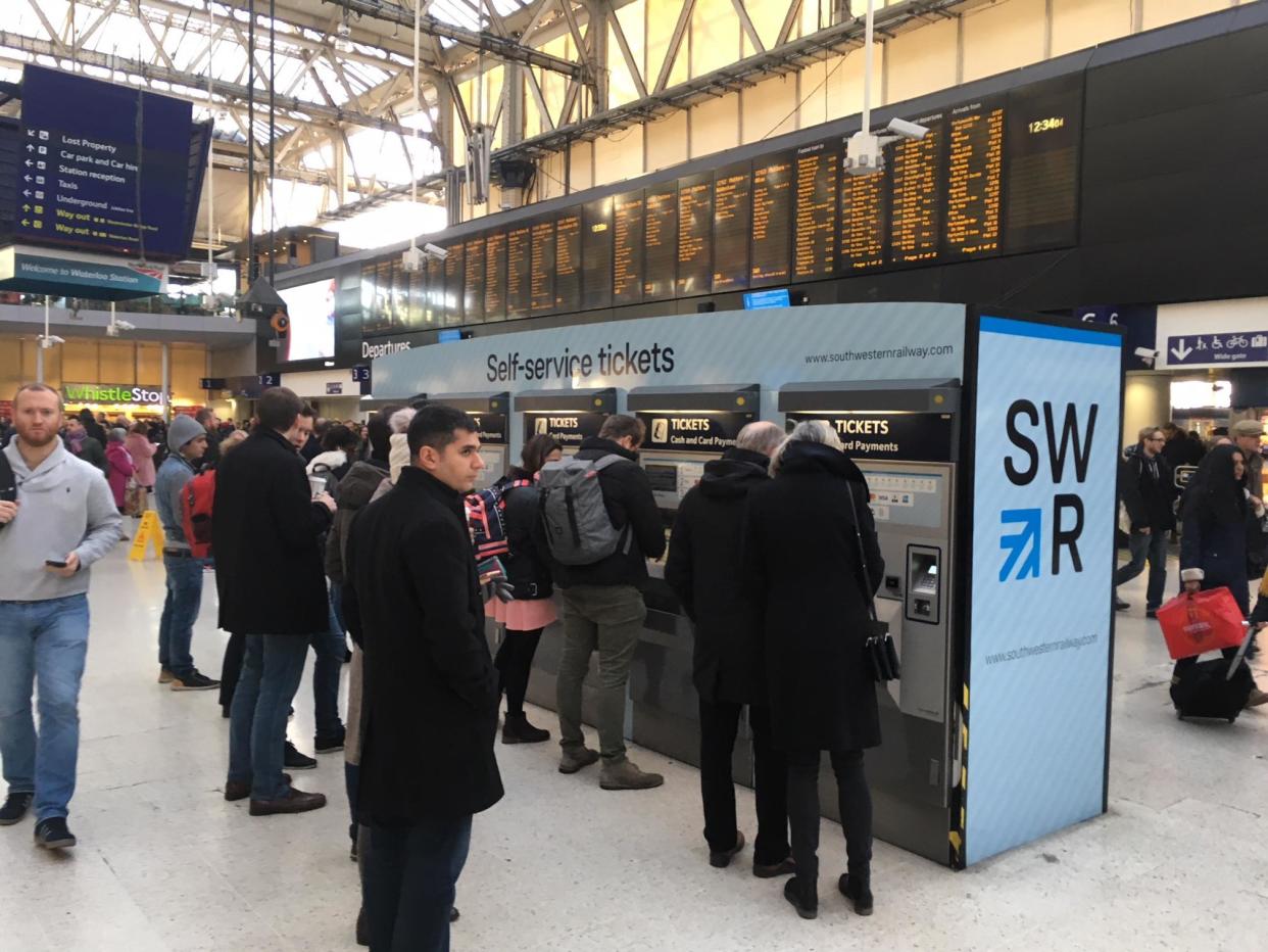 Ticket to ride? New Year's Eve rail services to and from London Waterloo are under threat: Simon Calder