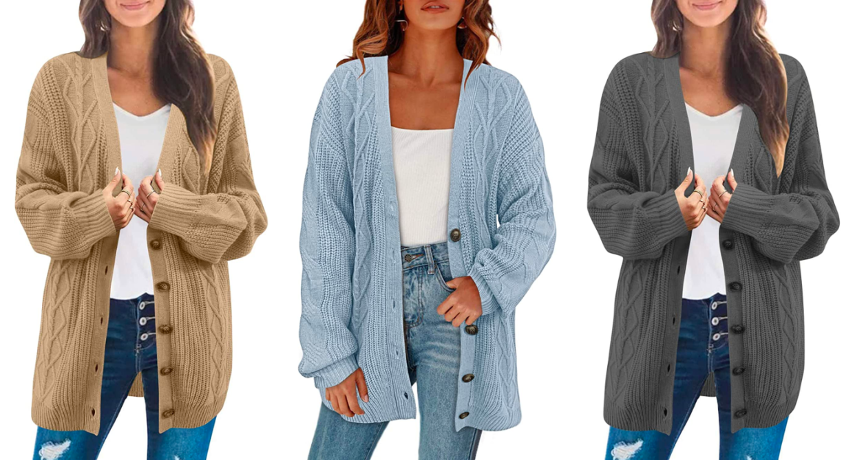 Save of the Faroro Long Sleeve Open Front Cardigan have surged on Amazon.