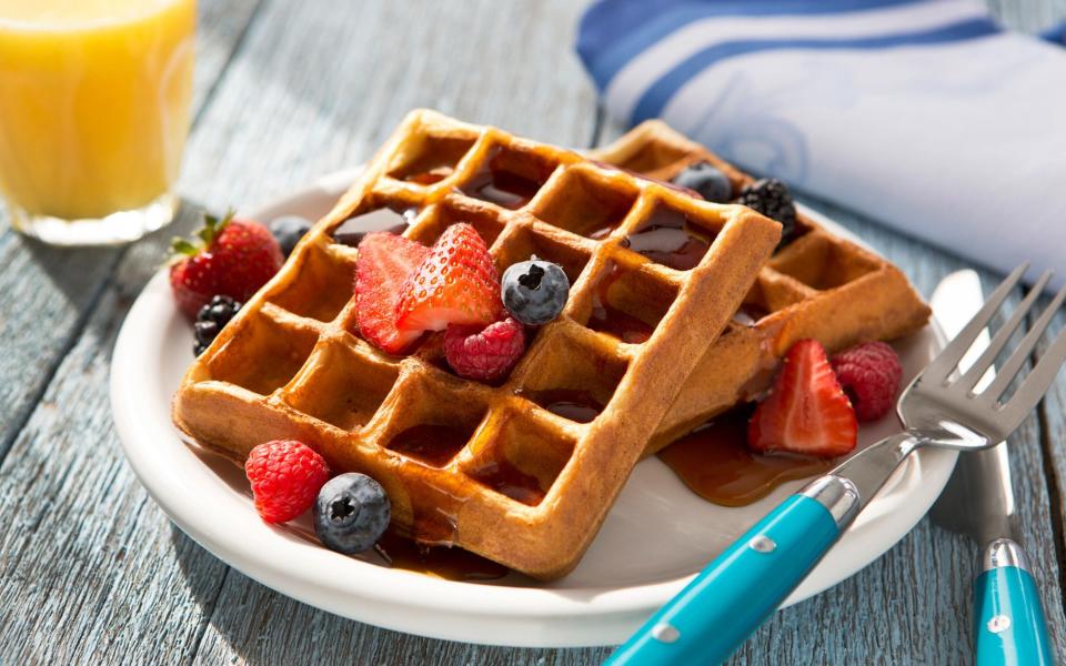 Brilliant breakfast waffles