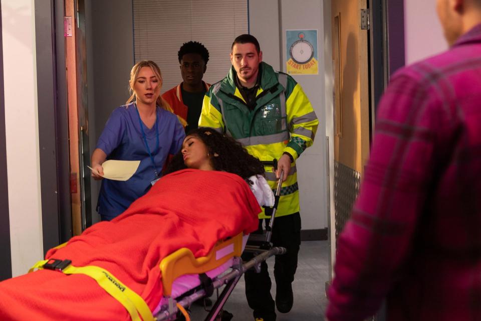 Friday, February 3: Vicky is rushed to hospital