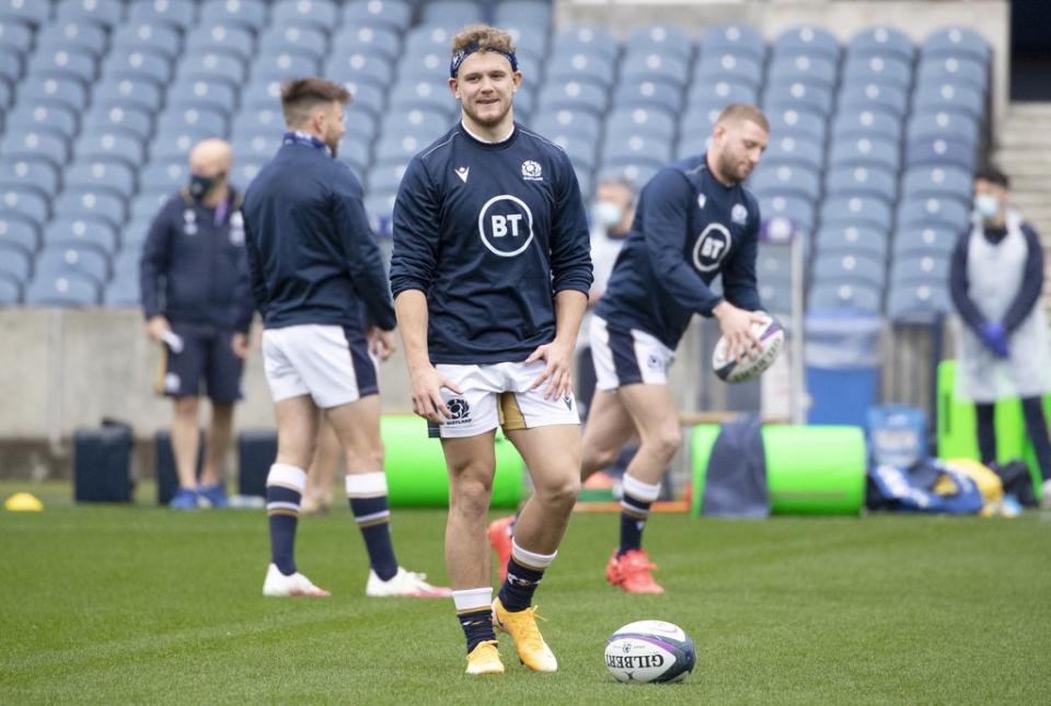 Darcy Graham is looking forward to playing in front of Scotland supporters again this weekend. (Jane Barlow/PA) (PA Archive)