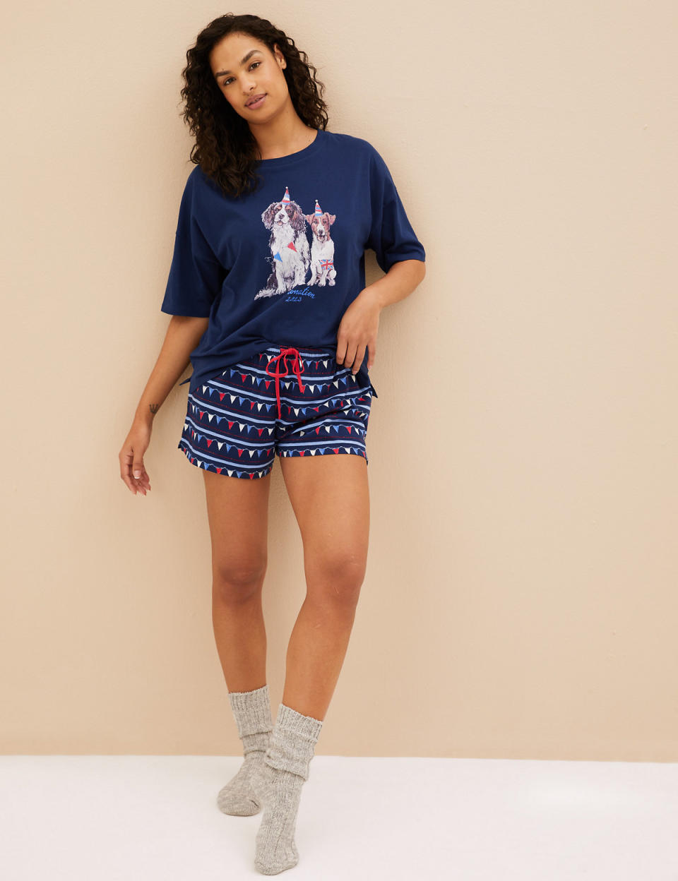 <p><a href="https://go.redirectingat.com?id=74968X1596630&url=https%3A%2F%2Fwww.marksandspencer.com%2Fus%2Fpure-cotton-coronation-print-shortie-set%2Fp%2F000000060608818005.html%3Fef_id%3DYnLXlAANV0s4qwA-%253A20230331202951%253As%26extid%3Dps_ggl_US_All_SmartShopping_Lingerie_-%26gclid%3DCj0KCQjwiZqhBhCJARIsACHHEH9X9st12AqvAXIdip7udRySZoiLcqzfnc2RQ39mh_kc3p08TzVMyDYaAgLbEALw_wcB%26gclsrc%3Daw.ds&sref=https%3A%2F%2Fwww.townandcountrymag.com%2Fsociety%2Ftradition%2Fg43444233%2Fking-charles-coronation-merch-memorabilia-souvenirs%2F" rel="nofollow noopener" target="_blank" data-ylk="slk:Shop Now;elm:context_link;itc:0;sec:content-canvas" class="link ">Shop Now</a></p><p>Pure Cotton Coronation Print Shortie Set</p><p>$34.99</p><p>marksandspencer.com</p>