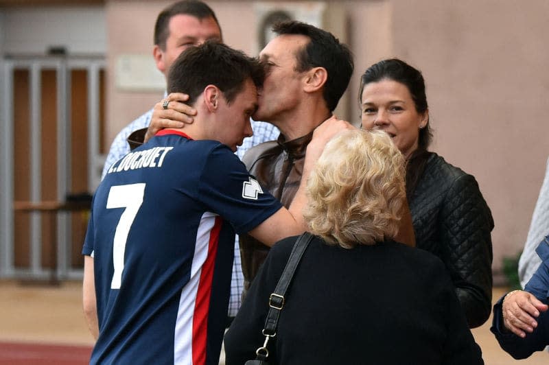 Daniel Ducruet con su hijo Louis Ducruet