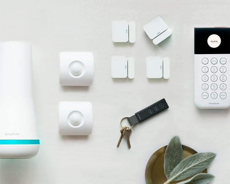 SimpliSafe's Essentials bundle comes with a base station, monitor, keypad, 3 entry sensors and a motion detector sensor. It's currently on sale for $181 – with a free HD security camera to sweeten the deal.