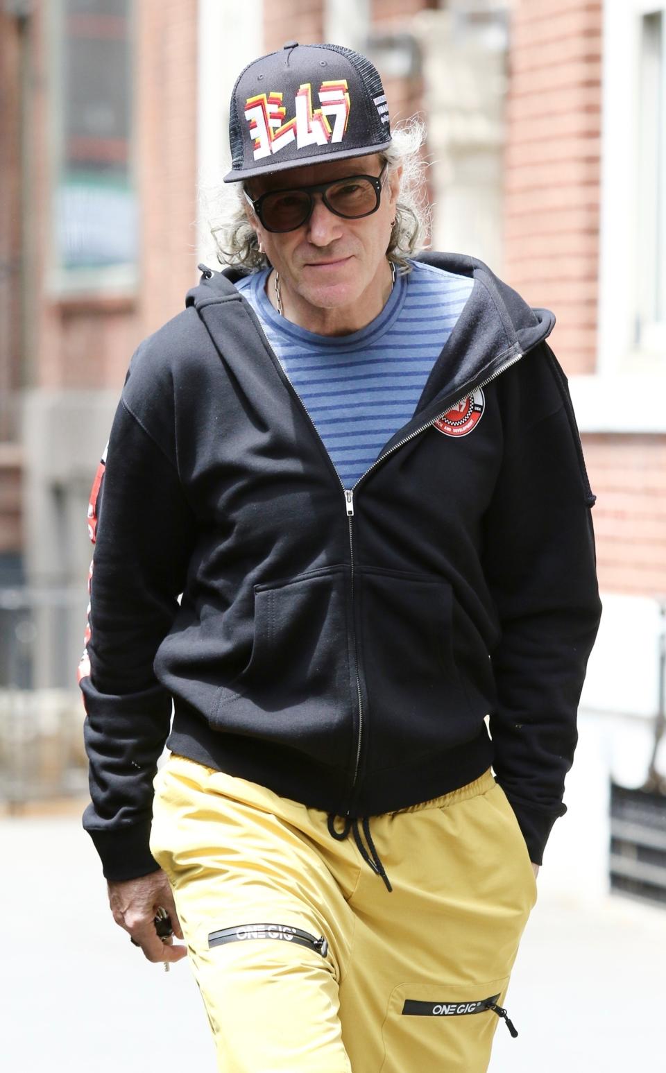 A swagged-out Daniel Day-Lewis, as seen in New York City last spring.