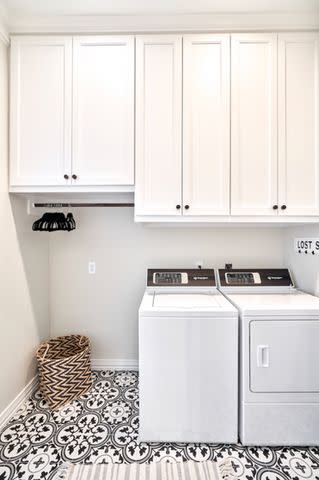 Small Laundry Room Ideas with a Top Loader - Melissa Roberts Interiors