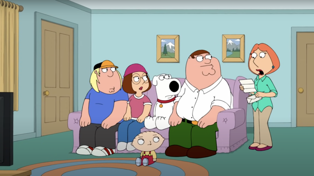  The griffin family on family guy. 