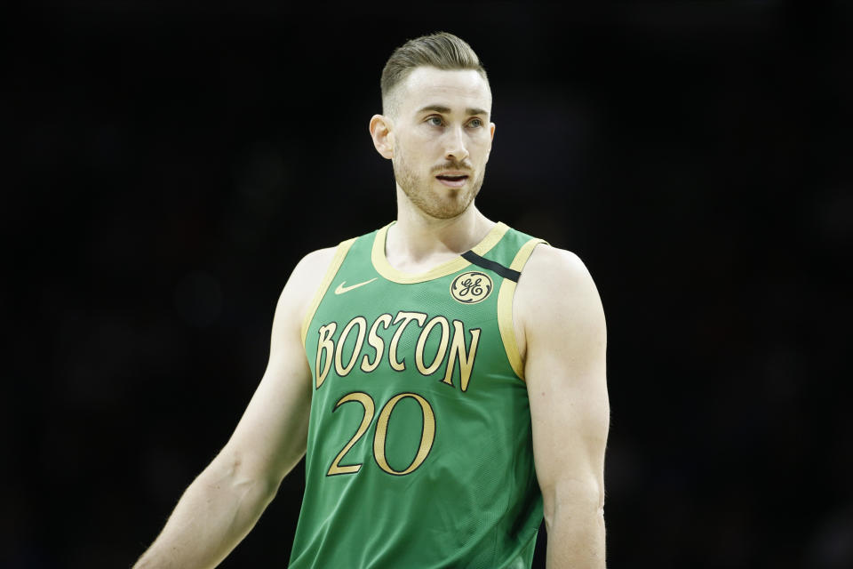 Gordon Hayward will test free agency after declining his player option with the Celtics. (AP Photo/Matt Slocum)