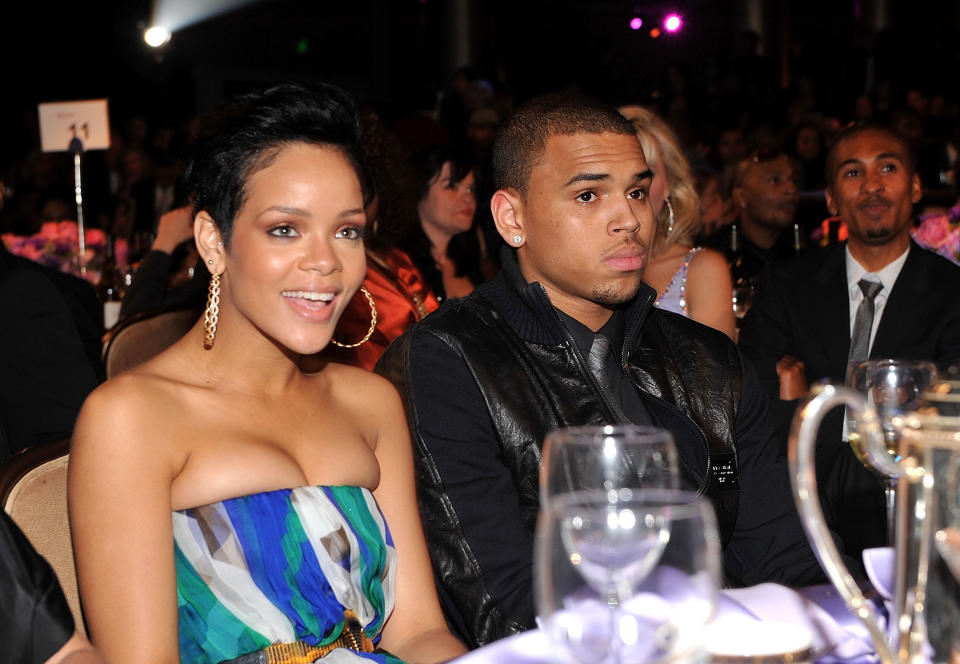 Chris Brown with ex-girlfriend Rihanna in 2009. (Photo: Getty Images)