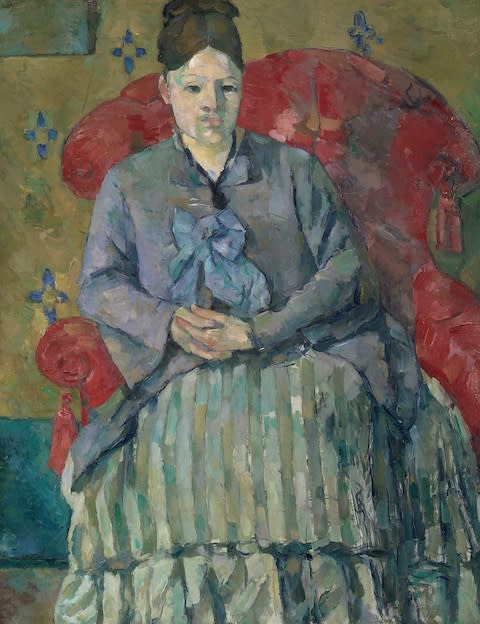 Madame Cezanne in a Red Armchair, c 1877 - Credit: Museum of Fine Arts, Boston