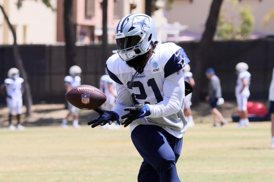 Will a healthy Ezekiel Elliott be able to return to fantasy stardom this season? (Photo by Josh Lefkowitz/Getty Images)