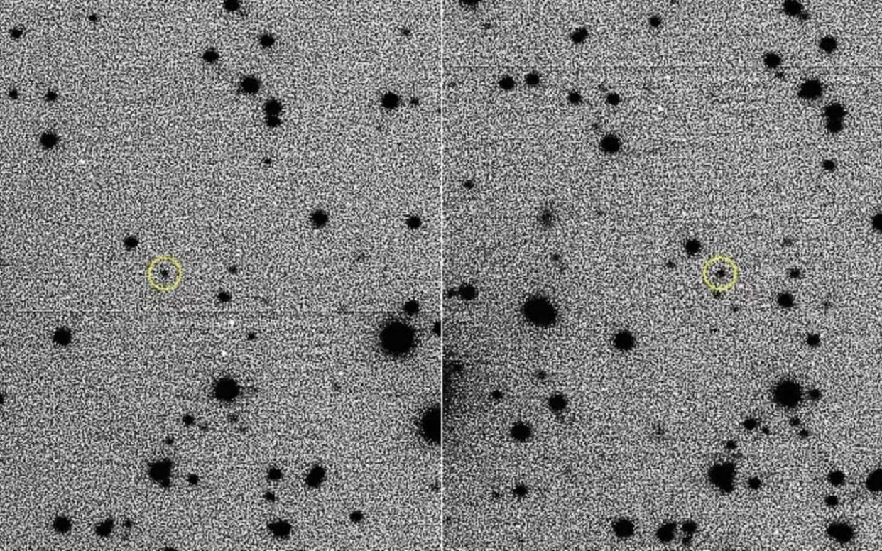 Images of asteroid 2015 BZ509, which appears to have come from another star system - Royal Astronomical Society