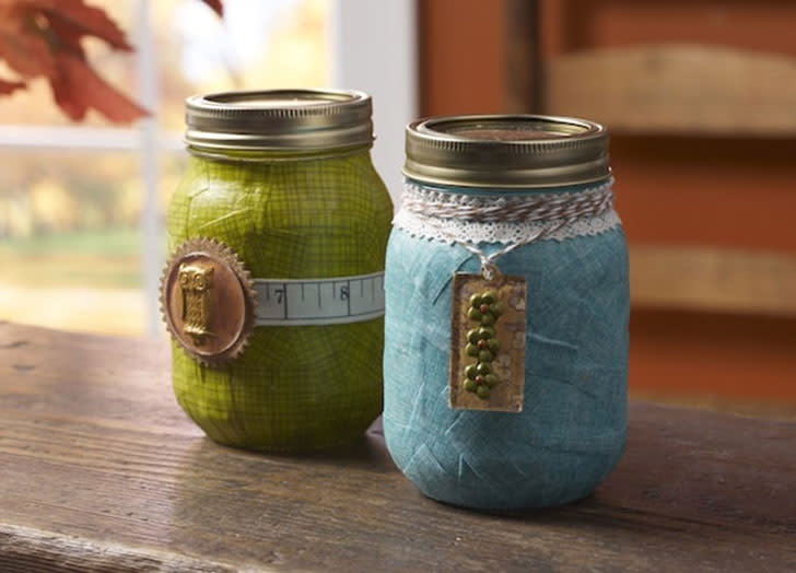 canned food jar decorations