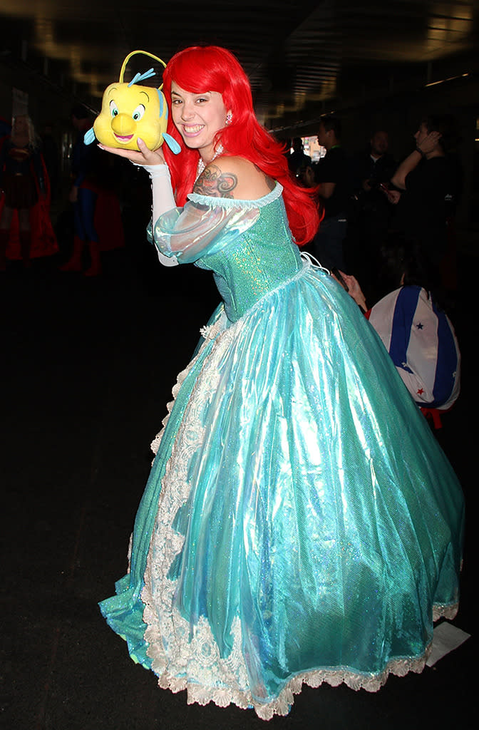 <p>Ariel and her pal Flounder are no longer under the sea. (Photo: Getty Images)</p>