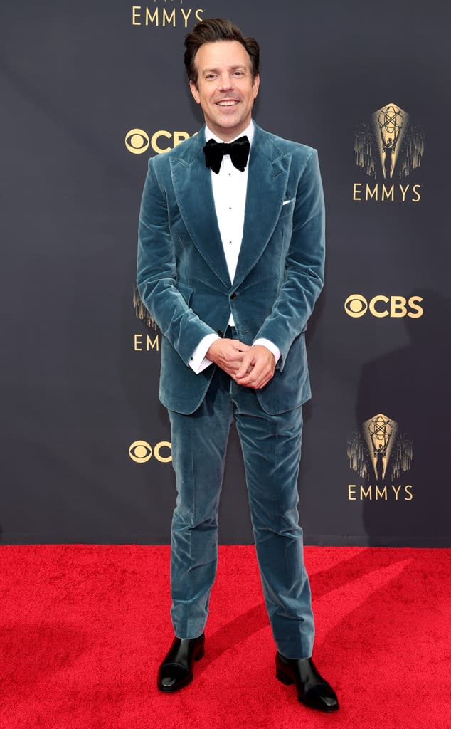Jason Sudeikis, 2021 Emmys, Emmy Awards, Red Carpet Fashions, Arrivals