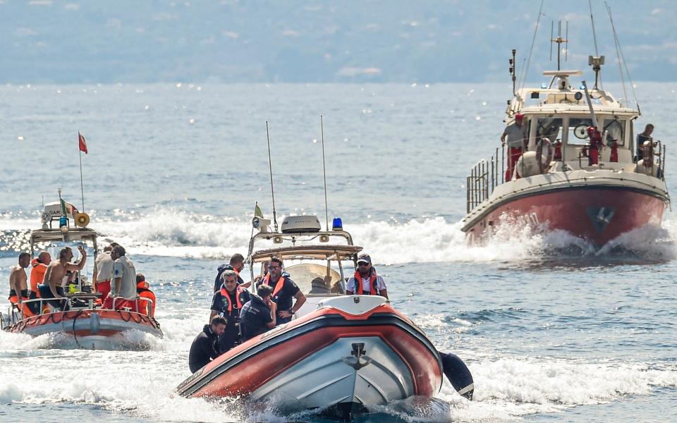 Divers search Porticello depths on Thursday