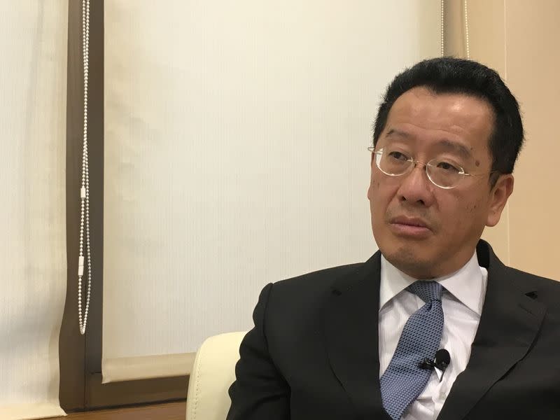 FILE PHOTO: Taiwanese Financial Supervisory Commission Chairman Wellington Koo speaks during an interview with Reuters, in Taipei