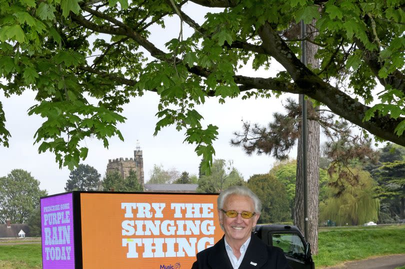 Singer Tony Christie at the launch of Music for Dementias new Give It A Go campaign