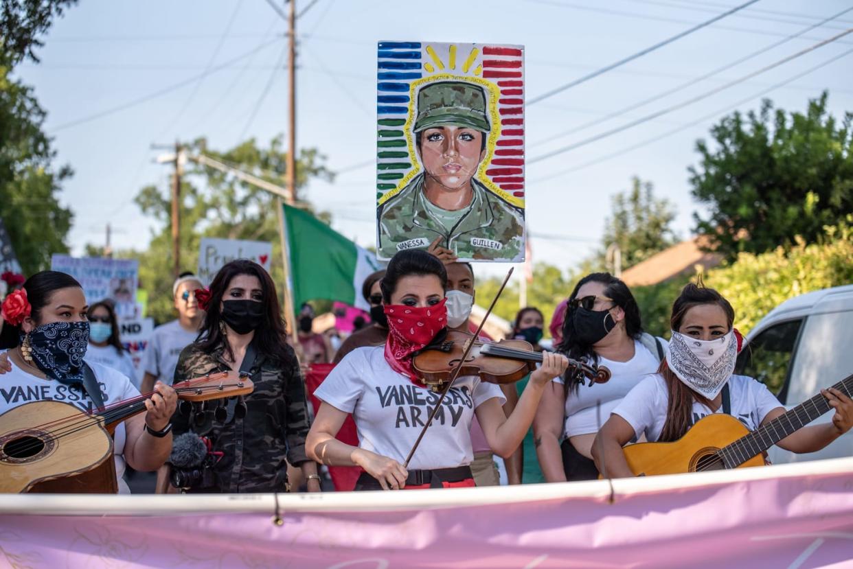 Image: March And Vigil Held In Austin In Honor Of Murdered Army Spec. Vanessa Guillen (Sergio Flores / Getty Images)