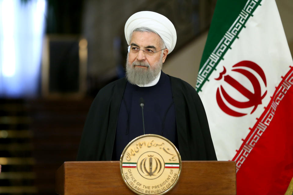 Hassan Rohani will sein Raketenprogramm nicht beenden. (Bild: AP Photo)