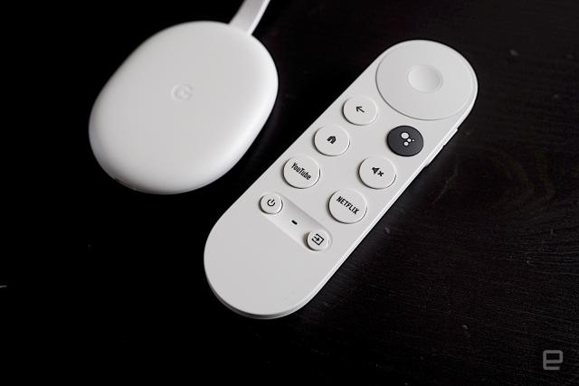 Google Chromecast (2020) with Google TV (4K) Streaming Entertainment &  Voice Search Remote Control