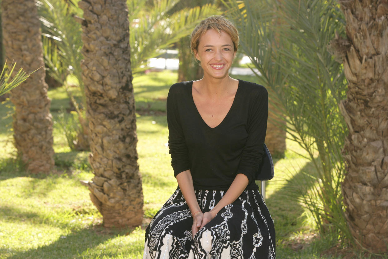 French actress Hélène de Fougerolles poses for the photocall of Julie Lipinski's movie 