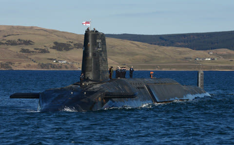 British nuclear submarine HMS Victorious - Credit: Reuters