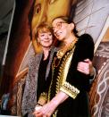 <p>Ginsburg and Dame Maggie Smith were pictured together at a gala opening night dinner for the Washington Opera. </p><p>Ginsburg was a huge opera fan and some of her <a href="https://www.newyorker.com/culture/culture-desk/my-favorite-records-ruth-bader-ginsburg" rel="nofollow noopener" target="_blank" data-ylk="slk:favorite operas and recordings;elm:context_link;itc:0;sec:content-canvas" class="link ">favorite operas and recordings</a> include Mozart's "Don Giovanni" and Verdi's "Aida."</p>