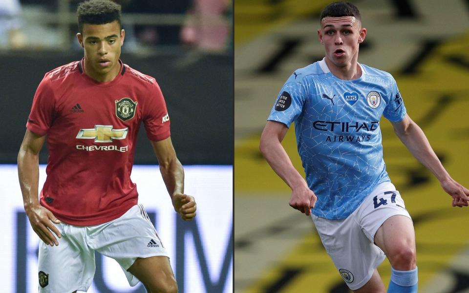 Mason Greenwood and Phil Foden have been left out of the England squad - AFP