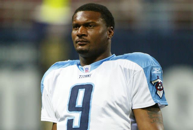 <p>Michael Mcnamara/Sporting News/Getty</p> Steve McNair on September 25, 2005.