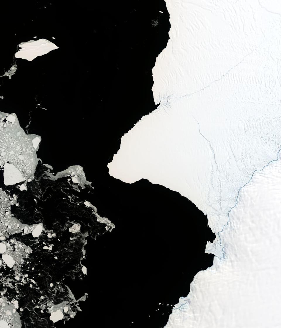 Photo credit: NASA Earth Observatory image by Joshua Stevens, using Landsat data from the U.S. Geological Survey Caption: Kathryn Hansen, with image interpretation by Chris Shuman (NASA/UMBC)
