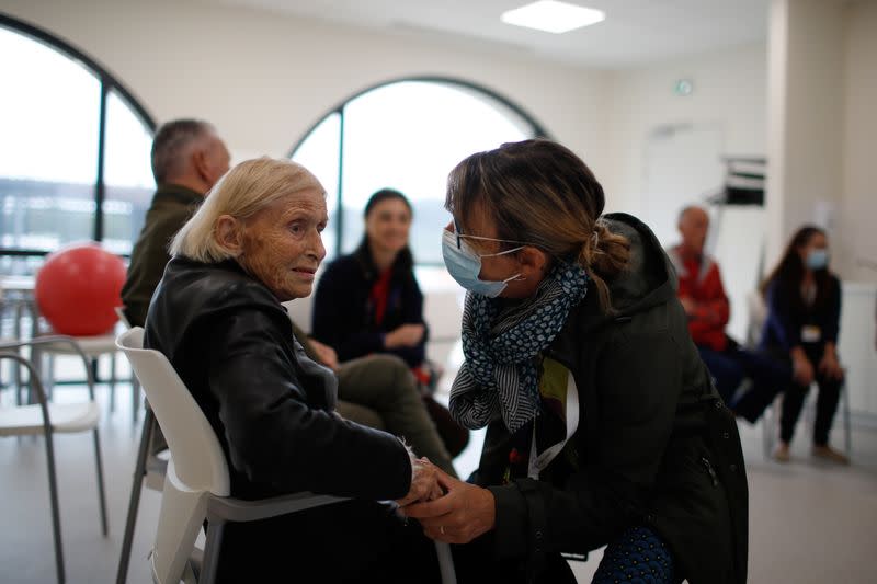 Inside the French village constructed for Alzheimer's patients