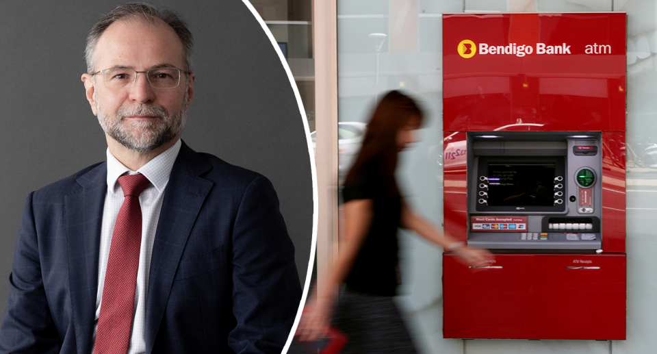 Bendigo Bank economist David Robertson and ATM