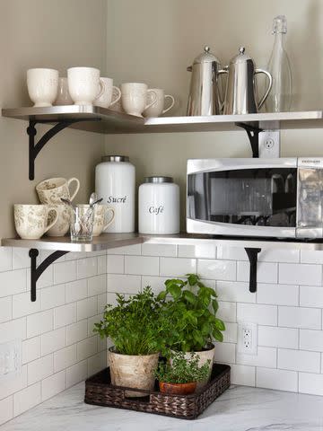 Small Kitchen Appliance Storage 