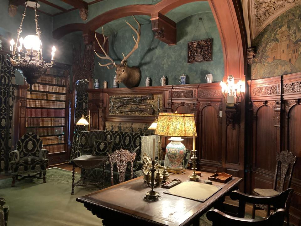 A study in the Vanderbilt mansion.