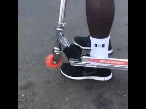 scooter hitting an ankle