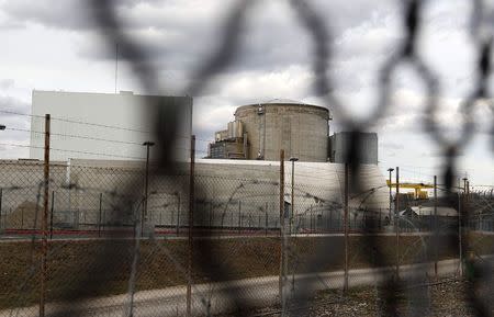 A general view shows France's oldest Electricite de France (DF) nuclear power station, outside the eastern French village of Fessenheim, near Colmar, in this March 14, 2011 file photo. EUROPE-NUCLEAR/POWER REUTERS/Vincent Kessler/Files