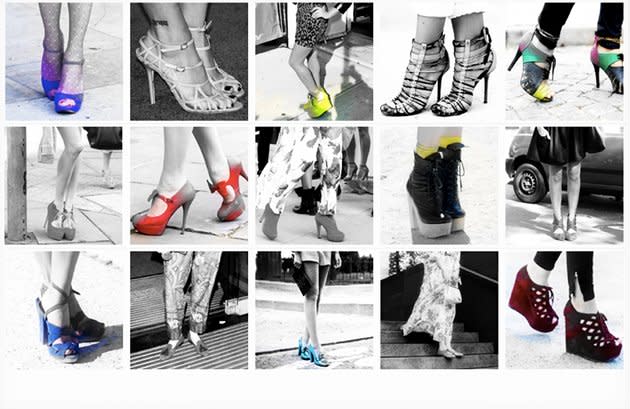 Hier dreht sich alles um Stiefel, Stilettos und Sandalen (Screenshot: www.shoescribe.com)
