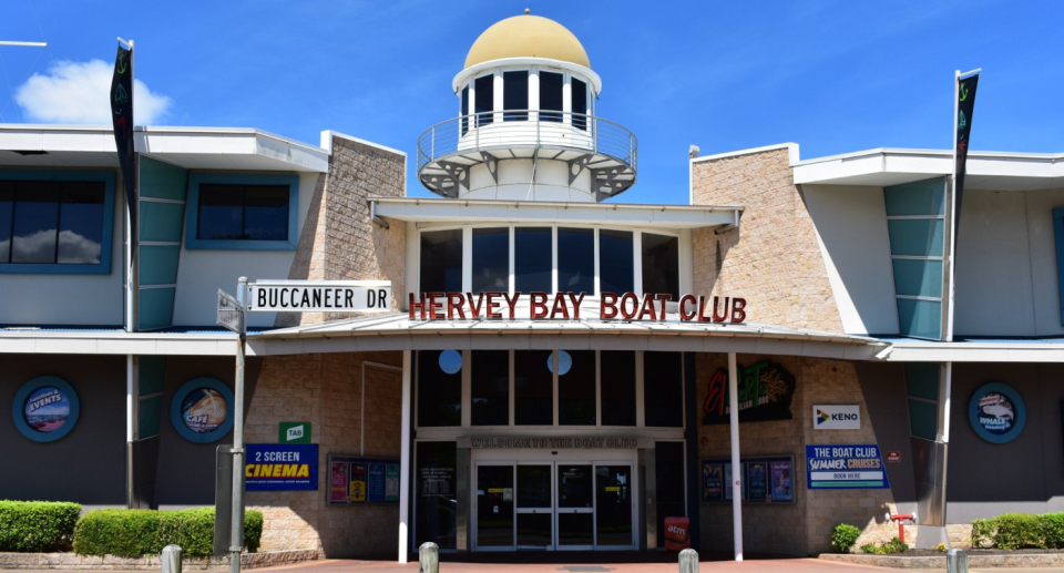 The Hervey Bay Boast Club exterior.